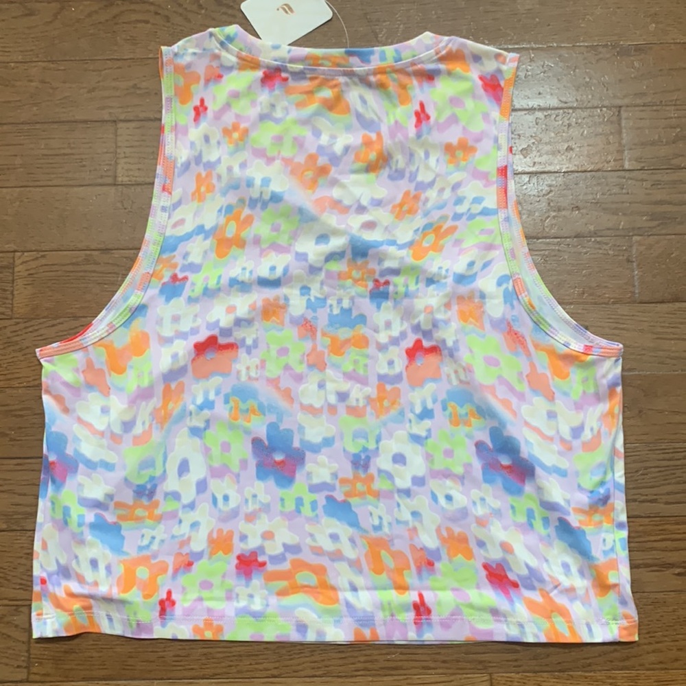 Fabletics Women's Dry-Flex Muscle Tank Size - M - New Wave Floral - Picture 11 of 11